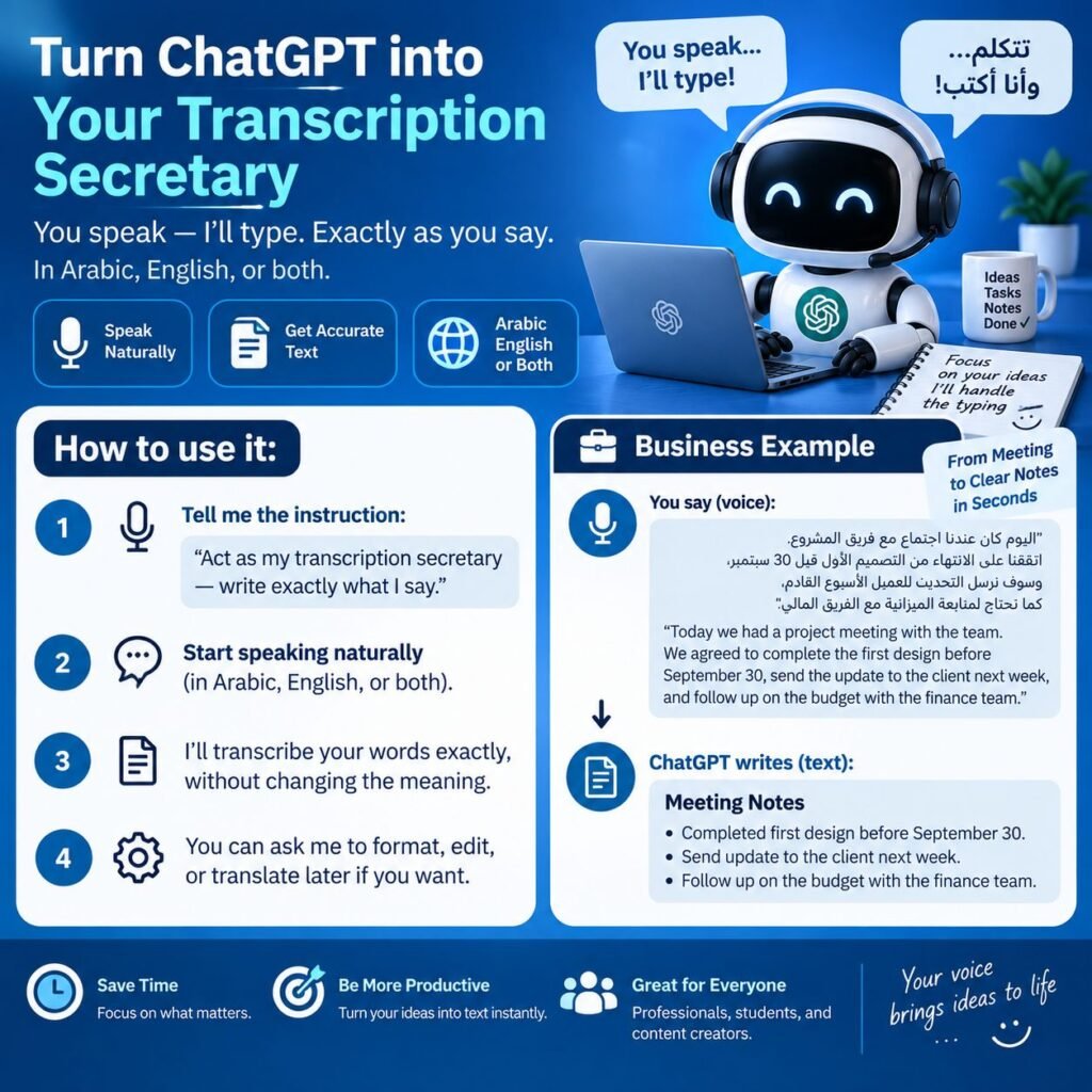 Turn ChatGPT into Your Transcription Secretary 🎙️